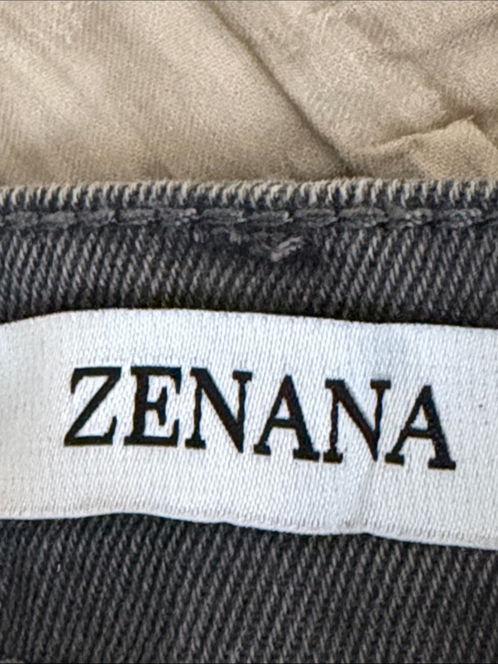 Zenana Outfitters Charcoal Denim A-Line Mini Skirt medium - Picture 10 of 14